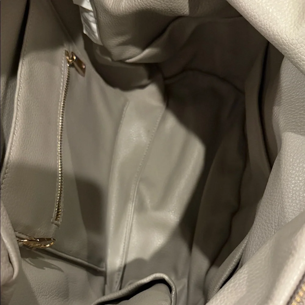 Fawn Design Light Gray Convertible Crossbody Backpack